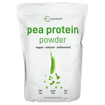 Pea Protein Powder, Unflavored, 5 lb (2.26 kg)