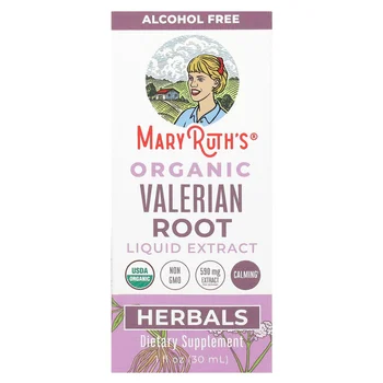 Organic Valerian Root Liquid Extract, Alcohol Free, 1 fl oz (30 ml)
