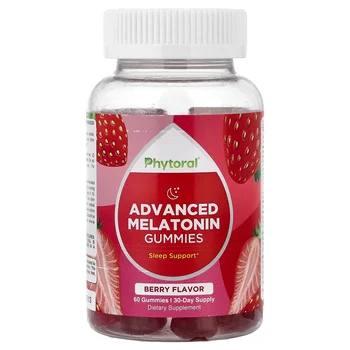 Advanced Melatonin Gummies, Berry , 60 Gummies