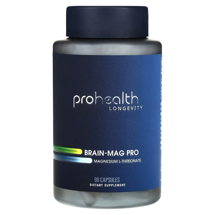 Brain-Mag Pro, Magnesium L-Threonate, 90 Capsules (48 mg per Capsule) image 1