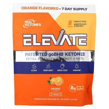 Elevate, Orange, 7 Packets, 0.43 oz (12.3 g) Each