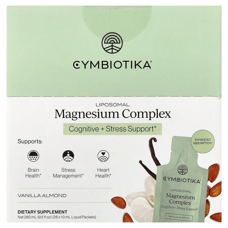 Liposomal Magnesium Complex, Vanilla Almond, 28 Liquid Packets, 0.3 fl oz (10 ml) Each image 1