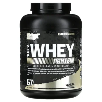 100% Whey Protein, Vanilla, 5 lb (2,265 g )