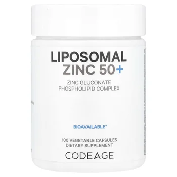 Liposomal Zinc 50+, 50 mg, 100 Vegetable Capsules