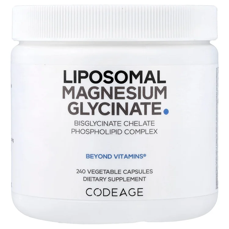 Liposomal Magnesium Glycinate, 240 Vegetable Capsules image 1