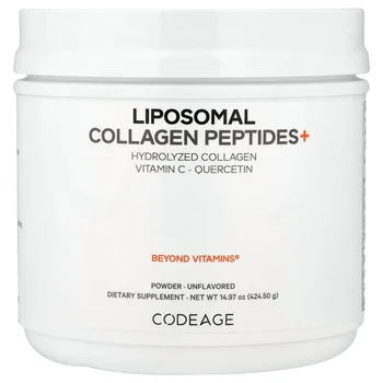 Liposomal Collagen Peptides+ Powder, Unflavored, 14.97 oz (424.5 g)