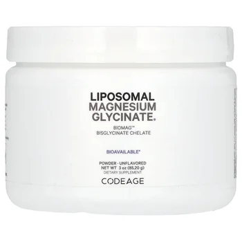 Liposomal Magnesium Glycinate Powder, Unflavored, 3 oz (85.2 g)