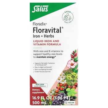 Floravital® Iron + Herbs, 16.9 fl oz (500 ml)