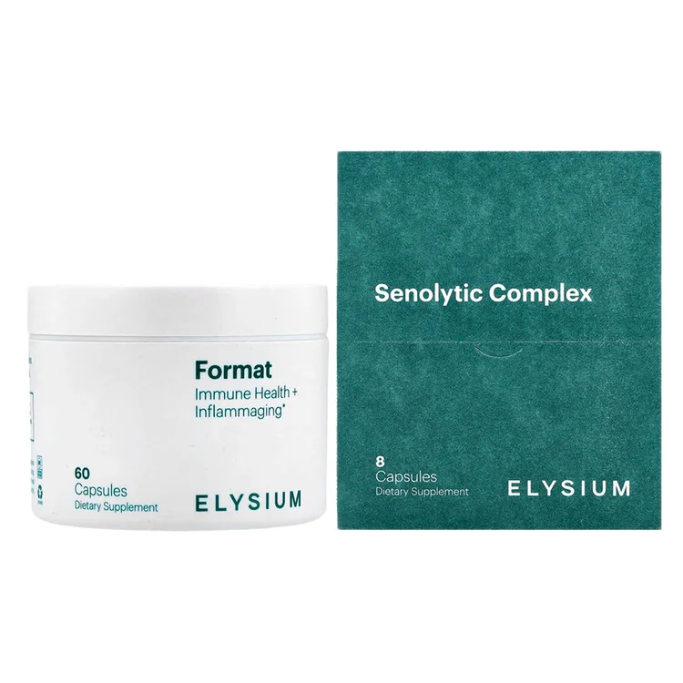Format Immune Health + Inflammaging and Senolytic Complex, 68 Capsules image 1