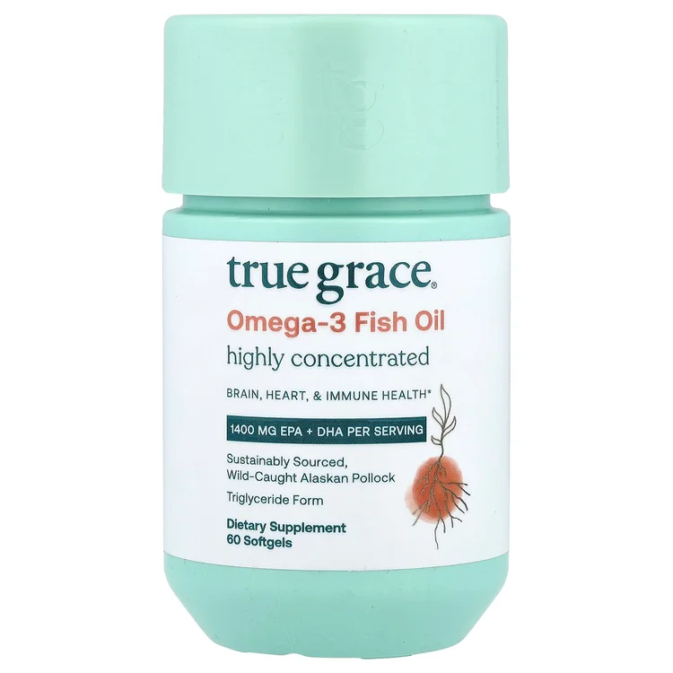 Omega 3 Fish Oil, 60 Softgels image 1