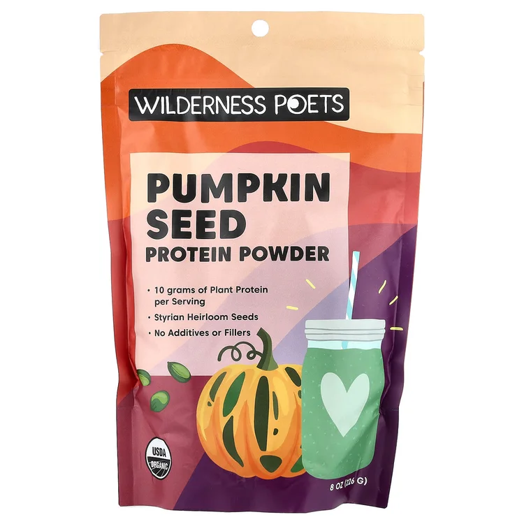 Organic Pumpkin Seed Protein Powder, 8 oz (226 g) image 1