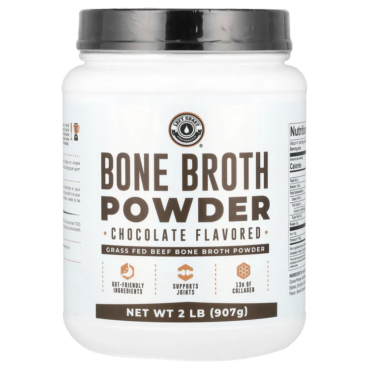 Bone Broth Powder, Chocolate, 2 lb (907 g) image 1