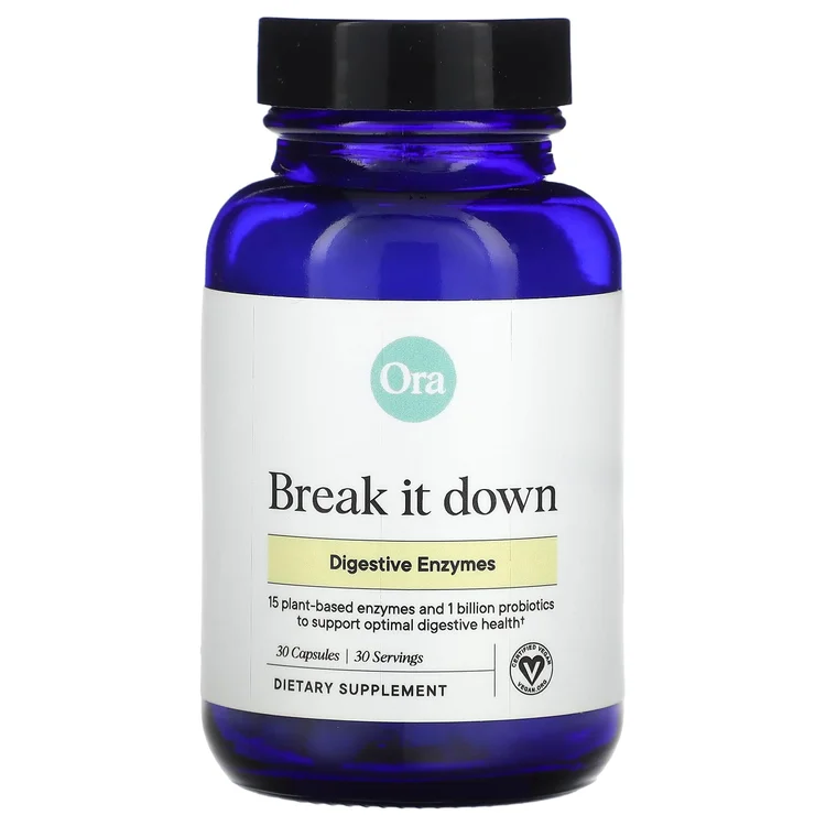 Break It Down, Digestive Enzymes, 30 Capsules image 1