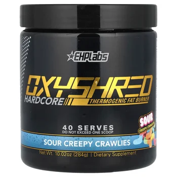 OxyShred Hardcore, Thermogenic Fat Burner, Sour Creepy Crawlies, 10.02 oz (284 g)