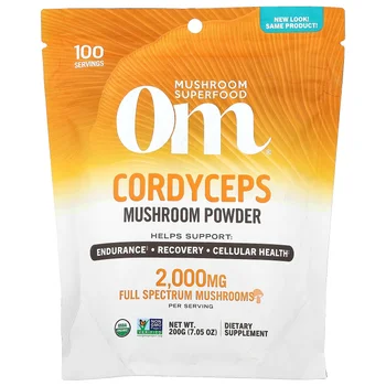 Mushroom Powder, Cordyceps, 7.05 oz (200 g)