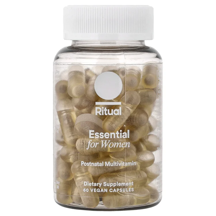 Essential for Women, Postnatal Multivitamin, Mint, 60 Vegan Capsules image 1