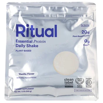 Essential Protein Daily Shake, Vanilla, 1 lb (459 g)