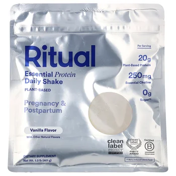 Essential Protein Daily Shake, Pregnancy & Postpartum, Vanilla, 1 lb (461 g)