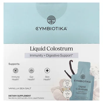 Liquid Colostrum, Vanilla Sea Salt, 26 Liquid Packets, 0.3 fl oz (10 ml) Each