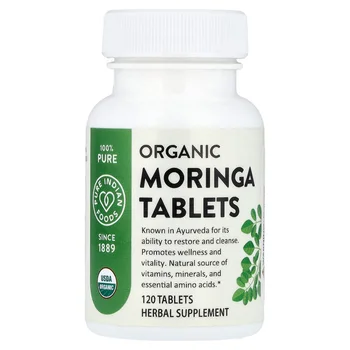 Organic Moringa Tablets , 120 Tablets (400 mg per Tablet)