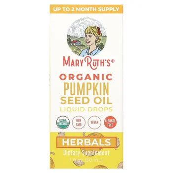 Organic Pumpkin Seed Oil Liquid Drops, Alcohol Free, 459 mg, 1 fl oz (30 ml)
