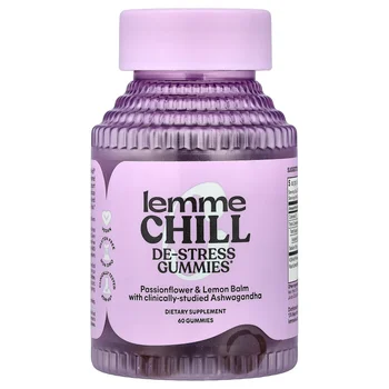 Chill, De-Stress Gummies, Mixed Berry, 60 Gummies