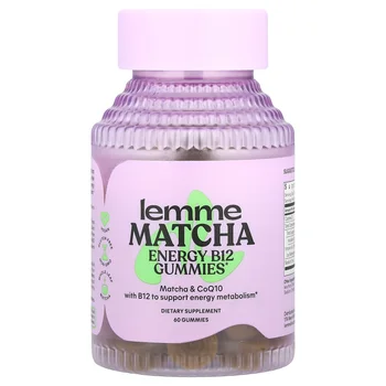 Energy B12 & CoQ10 Gummies, Matcha, 60 Gummies