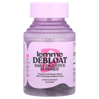 Debloat, Daily Digestive Probiotic Gummies, 60 Gummies