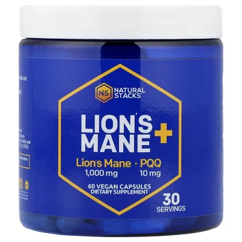 Lion's Mane + PQQ, 60 Vegan Capsules
