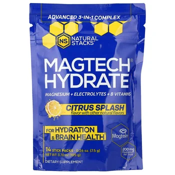 Magtech® Hydrate, Citrus Splash, 14 Stick Packs, 0.26 oz (7.5 g) Each