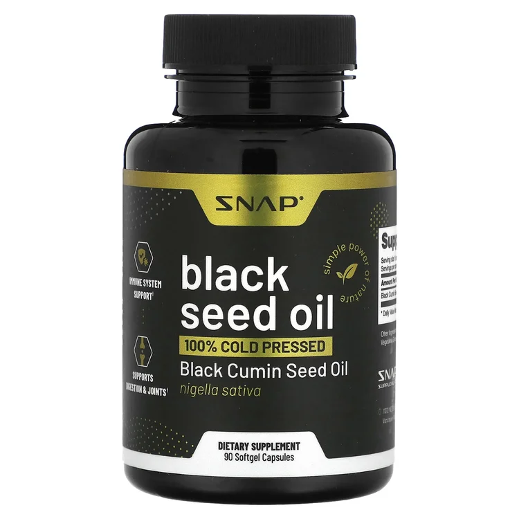 Black Seed Oil, 500 mg, 90 Softgel Capsules image 1