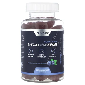 L-Carnitine Gummies, Blueberry, Sugar Free, 60 Gummies (250 mg per Gummy)