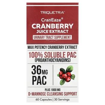 CranEaze®, Cranberry Juice Extract, 60 Capsules