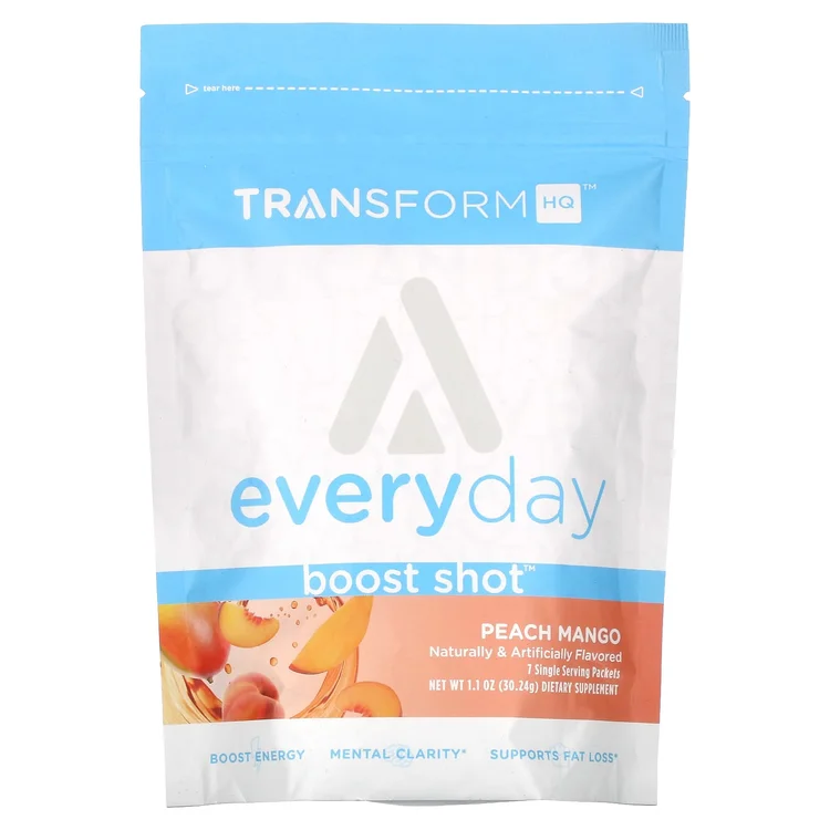 Everyday, Boost Shot, Peach Mango, 1.1 oz (30.24 g) image 1