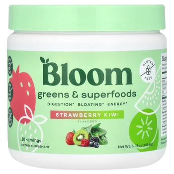 Greens & Superfoods, Strawberry Kiwi, 6.38 oz (180.9 g)