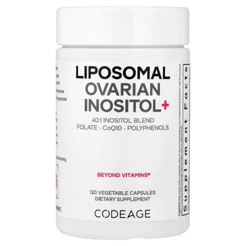 Liposomal Ovarian Inositol+, 120 Vegetable Capsules