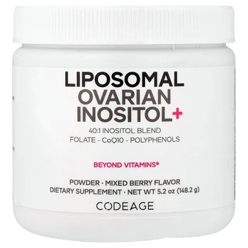 Liposomal Ovarian Inositol+ Powder, Mixed Berry, 5.2 oz (148.2 g)