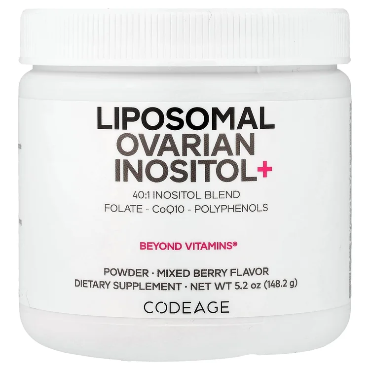 Liposomal Ovarian Inositol+ Powder, Mixed Berry, 5.2 oz (148.2 g) image 1