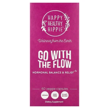 Go With The Flow, Hormonal Balance & Relief, 60 Veggie Capsules