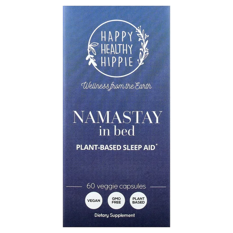 Namastay in Bed, Plant-Based Sleep Aid, 60 Veggie Capsules image 1