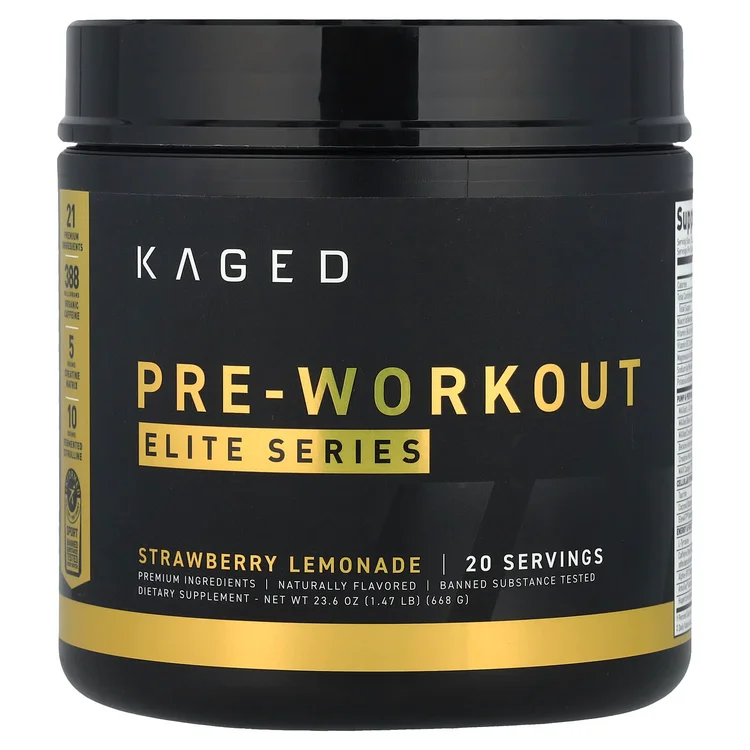 Elite Series, Pre-Workout, Strawberry Lemonade, 1.47 lb (668 g) image 1