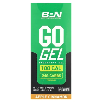 Go Gel, Endurance Gel, Apple Cinnamon, 10 Packets, 1.45 oz (41 g) Each