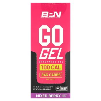 Go Gel, Endurance Gel, Mixed Berry, 10 Packets, 1.45 oz (41 g) Each