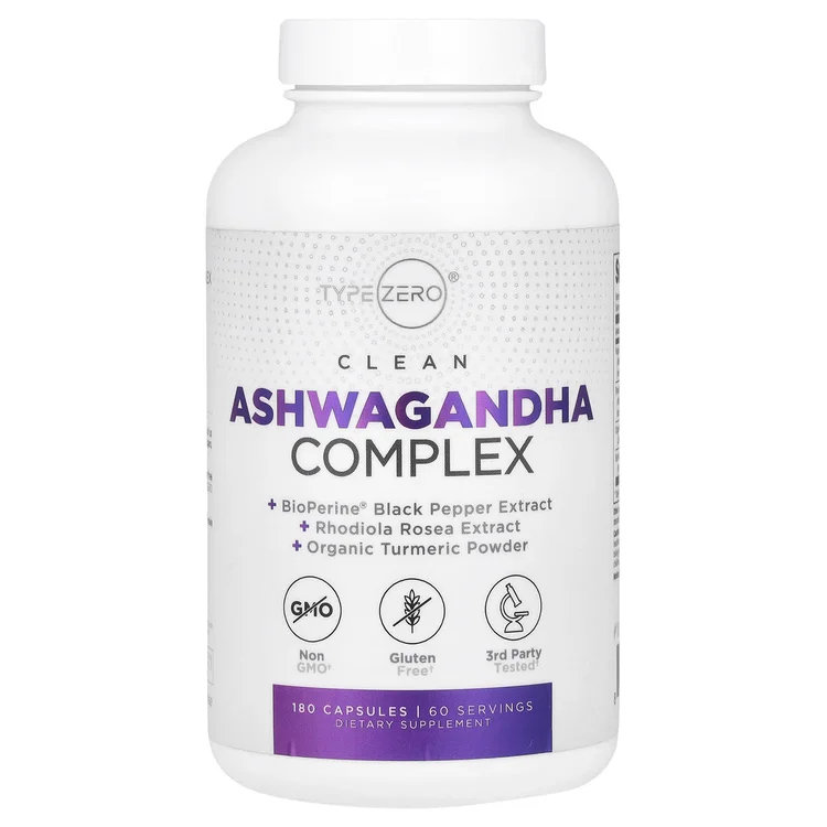 Clean, Ashwagandha Complex, 180 Capsules image 1