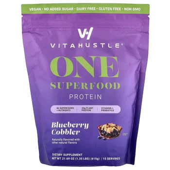 One Superfood Protein, Blueberry Cobbler, 1.35 lbs (615 g)