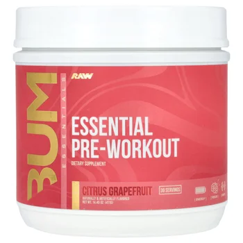 Bum Essentials, Essential Pre-Workout, Citrus Grapefruit , 14.49 oz (411 g)