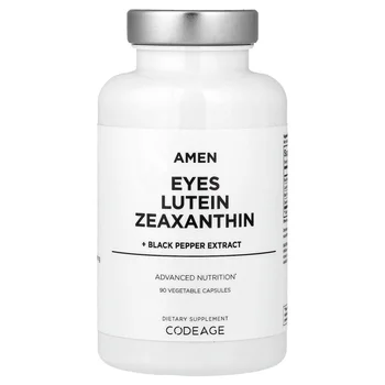 Amen, Eyes, Lutein, Zeaxanthin + Black Pepper Extract, 90 Vegetable Capsules