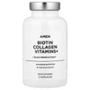 Amen, Biotin Collagen Vitamins+, 90 Vegetable Capsules image 1