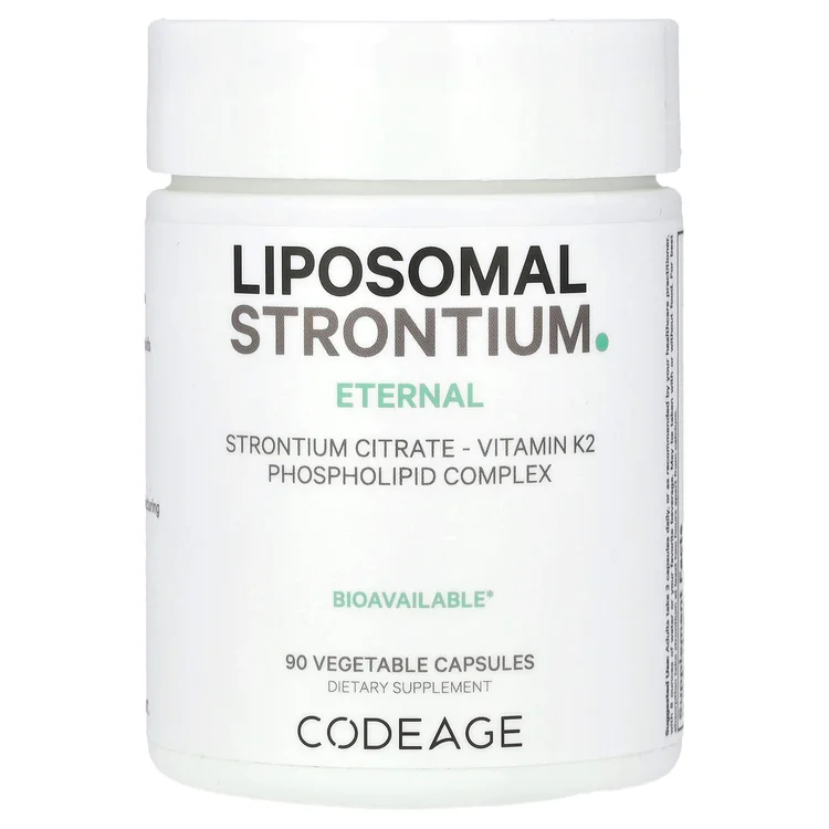 Liposomal Strontium, 90 Vegetable Capsules image 1