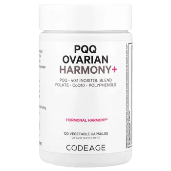 PQQ Ovarian Harmony+ , 120 Vegetable Capsules